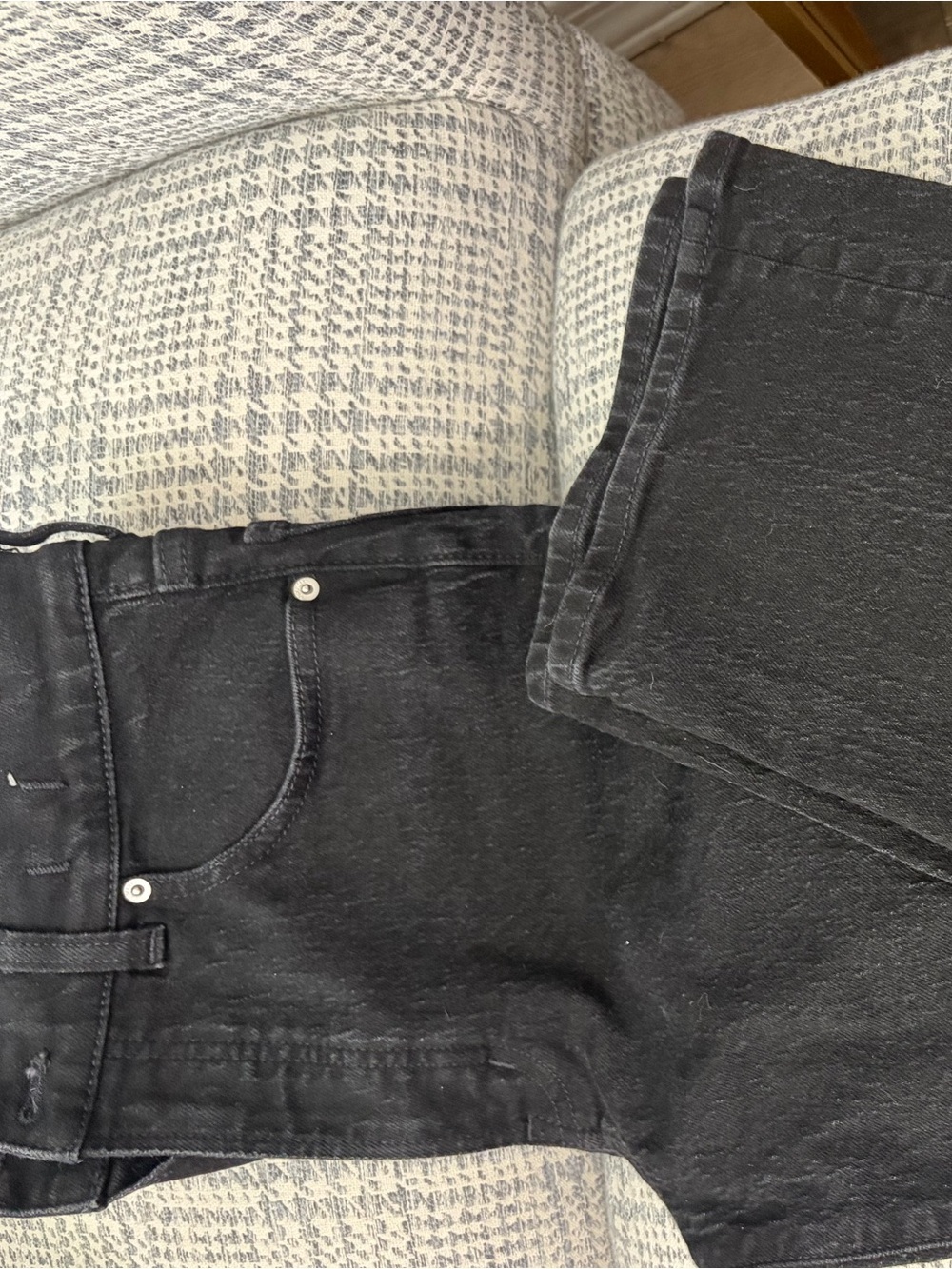Madewell WOMEN Black Straight-Leg Jeans